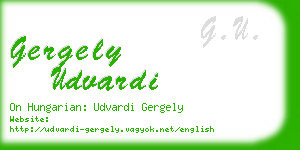 gergely udvardi business card